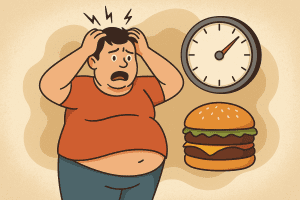 نقش استرس در افزایش وزن